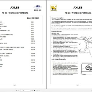 Hidromek PD70 Workshop Manual PDF