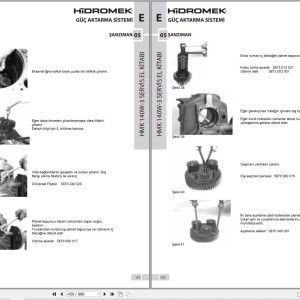 Hidromek HMK 140W-3 H4 Workshop Manual TR