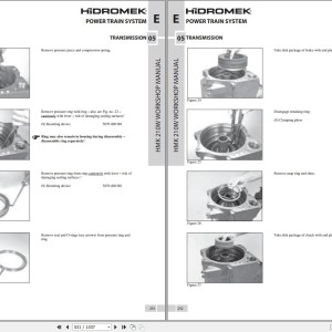 Hidromek HMK 210W-4 Workshop Manual
