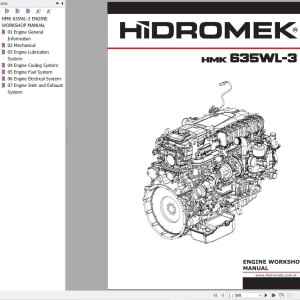 Hidromek HMK 635WL-3 Engine Workshop Manual