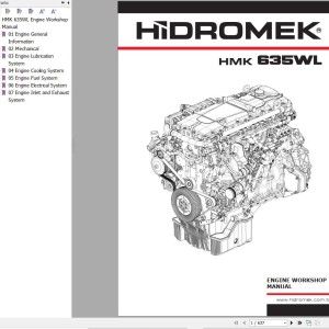 Hidromek HMK 635WL Engine Workshop Manual