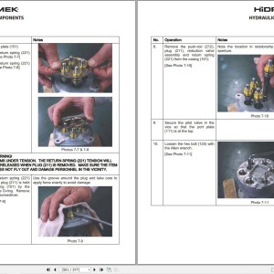 Hidromek HMK300LC-4 HMK310LC-4 Workshop Manual H257324501