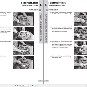 Hidromek MG330-C3 Workshop Manual