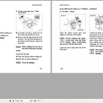 Mitsubishi MG430 Operation Maintenance Manual 99170-40170