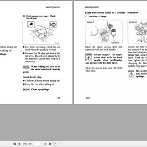 Mitsubishi MG430 Operation Maintenance Manual 99170-40170