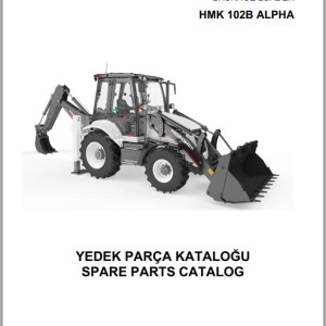 Hidromek HMK 102B ALPHA Spare Parts Catalog Y1012722