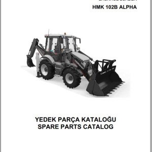 Hidromek HMK 102B ALPHA Spare Parts Catalog Y13020100-H