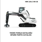 Hidromek HMK 220LC MH-3B Spare Parts Catalog H557323300