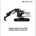 Hidromek HMK 230LC TX-3A Spare Parts Catalog H34732C300TX