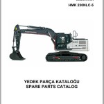 Hidromek HMK 230NLC-5 Spare Parts Catalog H337325300U
