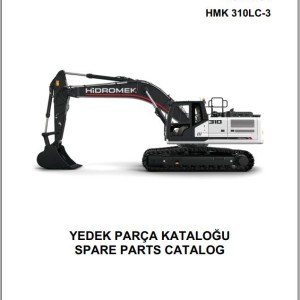 Hidromek HMK 310LC-3 Spare Parts Catalog H25732B300U