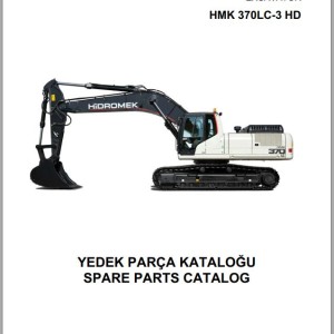 Hidromek HMK 370LC-3 HD Spare Parts Catalog H377322300U