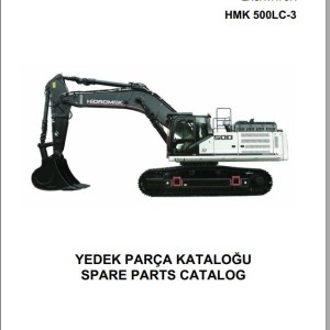 Hidromek HMK 500LC-3 Spare Parts Catalog H38732B300U