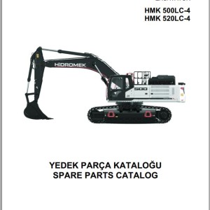 Hidromek HMK 500LC-4 HMK 520LC-4 Spare Parts Catalog H387324300U