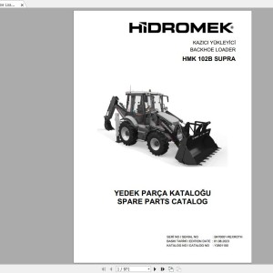 Hidromek Package 2.76 GB Collection PDF Parts Catalog Update 08.2023
