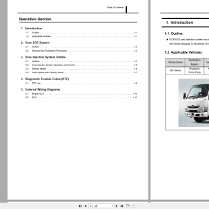 Hino 300 Series 2017 EURO 6 Standard Compliant Service Manual