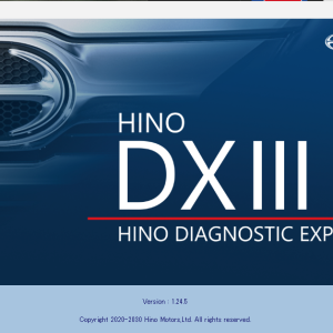 Hino DXIII Diagnotic Explorer V1.24.5 10.2024