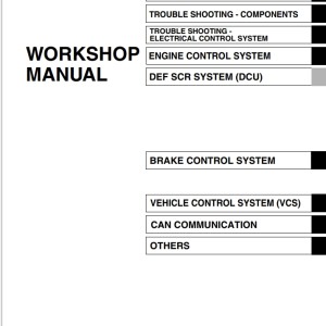 Hino Truck L Series L6 L7 L8 Service Manuals 2025