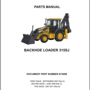 BELL 315SJ Parts Manual 874098