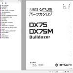 Hitachi DX75 DX75M Parts Catalog P4B1-1-1
