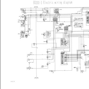 Hitachi EX200-3 Electrical Circuit Diagram T137E-00
