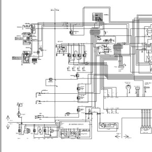Hitachi EX200-5 Electrical Circuit Diagram TT157E-02