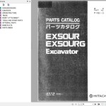 Hitachi EX50UR EX50URG Parts Catalog