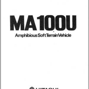Hitachi MA100 Operator's Manual EM530-1-4