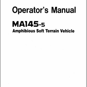 Hitachi MA145-5 Operator's Manual EM625-1-1