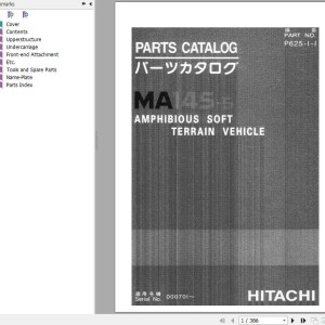 Hitachi MA145-5 Parts Catalog