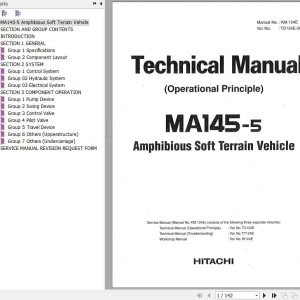 Hitachi MA145-5 Technical Manual Operational Principle TO124E-00