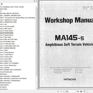 Hitachi MA145-5 Workshop Manual W124E-00