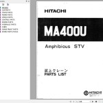 Hitachi MA400U Parts Catalog P531-2