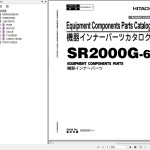 Hitachi SR2000G-6 Track Mounted Soil Recycler Parts Catalog
