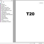 Hitachi T20 Service Manual KM-005-00