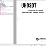 Hitachi UH03DT Operator's Manual EM154-1-1