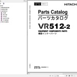 Hitachi VR512-2 Track Mounted Vibration Screen Parts Catalog