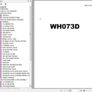 Hitachi WH073D Service Manual KM071-00