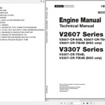 Hitachi ZC125M-5 KOBUTA V2607 Series V3307 Series Engine Manual Technical Manual ETTBA-EN-00