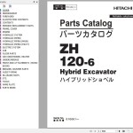 Hitachi ZH120-6 Parts Catalog