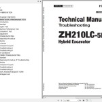 Hitachi ZH210-5B ZH210LC-5B Technical Manual Troubleshooting TTDCS-EN-00