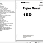 Hitachi ZH210-6 TOYOTA 1KD Engine Manual EDFX50-EN-00