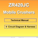 Hitachi ZR420JC Mobile Crushers Technical Manual T6L8-E-01