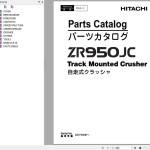 Hitachi ZR950JC Track Mounted Crusher Parts Catalog