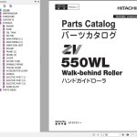 Hitachi ZV550WL Walk-behind Roller Parts Catalog