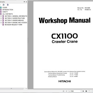 Hitachi CX1100 Workshop Manual KM-328E