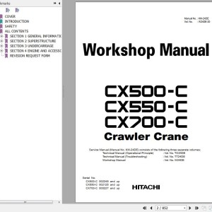 Hitachi CX500-C CX550-C CX700-C Workshop Manual KM-24DE