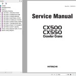 Hitachi CX500 CX550 Service Manual
