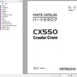 Hitachi CX550 Parts Catalog