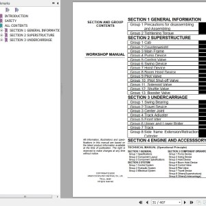 Hitachi CX900 Workshop Manual